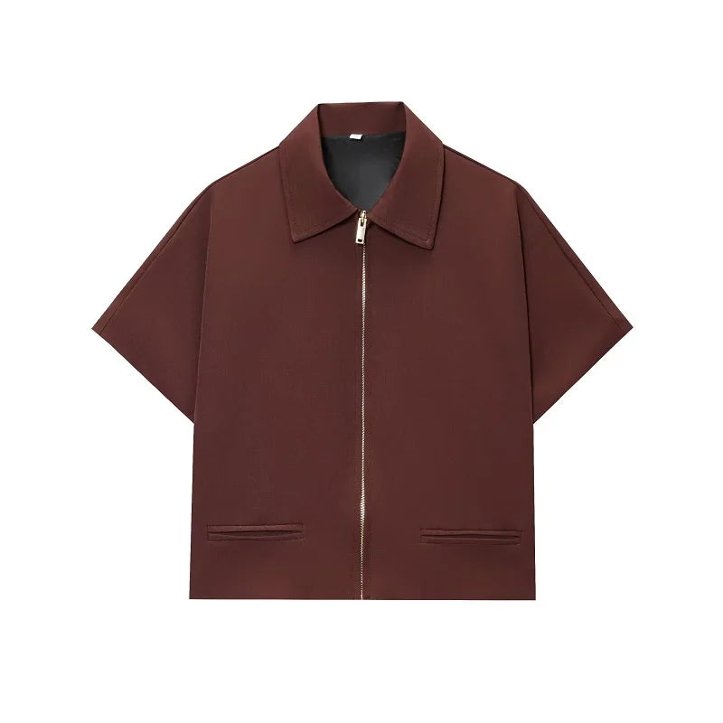 MUJER Cropped Varsity Women's Zipper Jacket