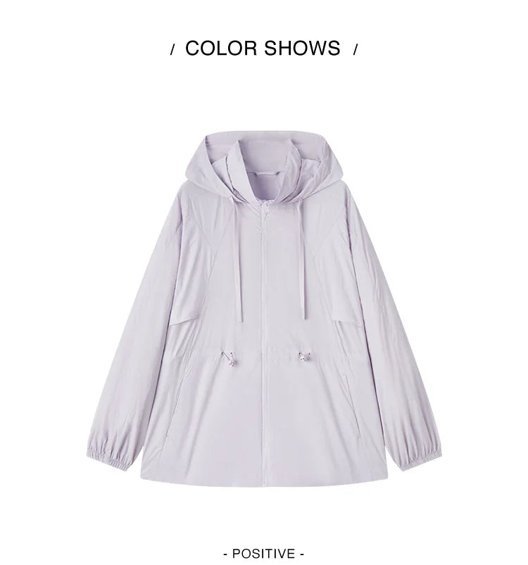 Women's Sun Protection Waterproof Summer Jacket