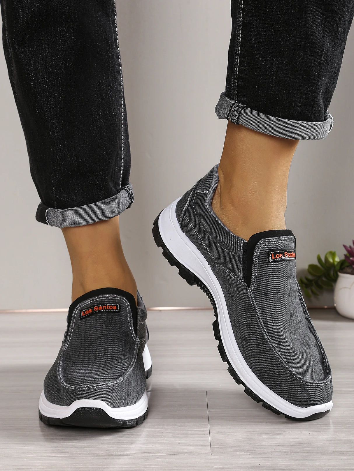 Men Fabric Casual Canvas Sneakers