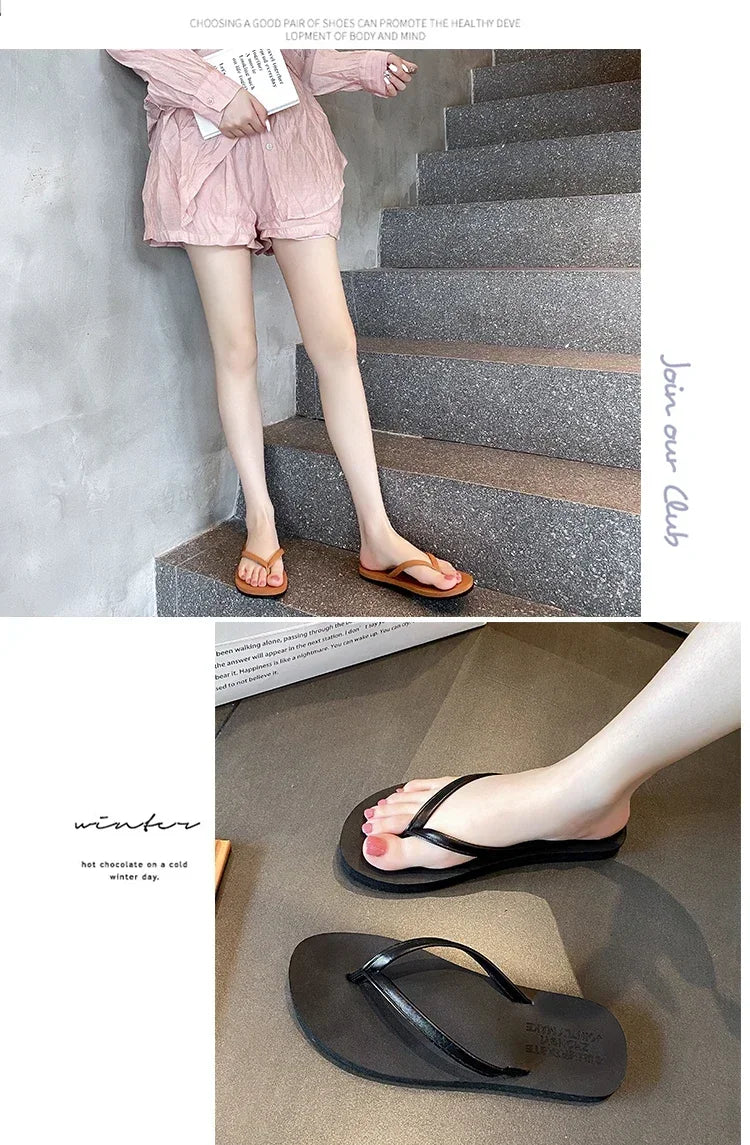 شباشب صيفية نسائية مانعة للانزلاق - شباشب للشاطئ والهواء الطلق