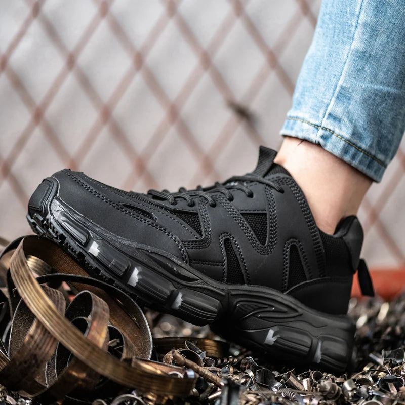 أحذية أمان نسائية مقاومة للماء بأصابع فولاذية