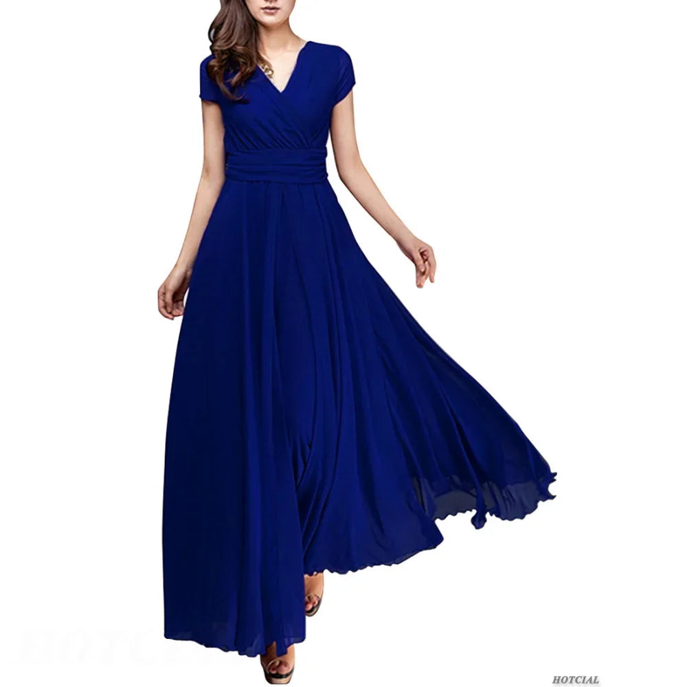 Women Chiffon Summer Party Dress