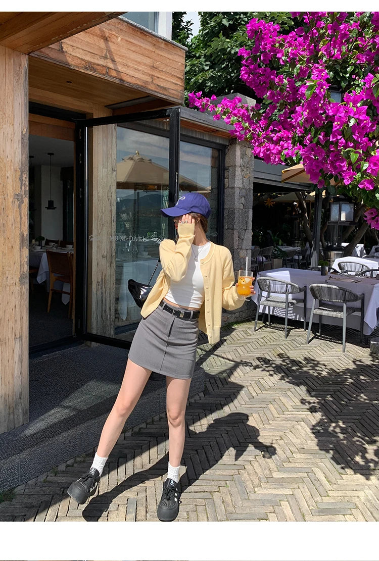 Women's Long Sleeve Knit Cardigan