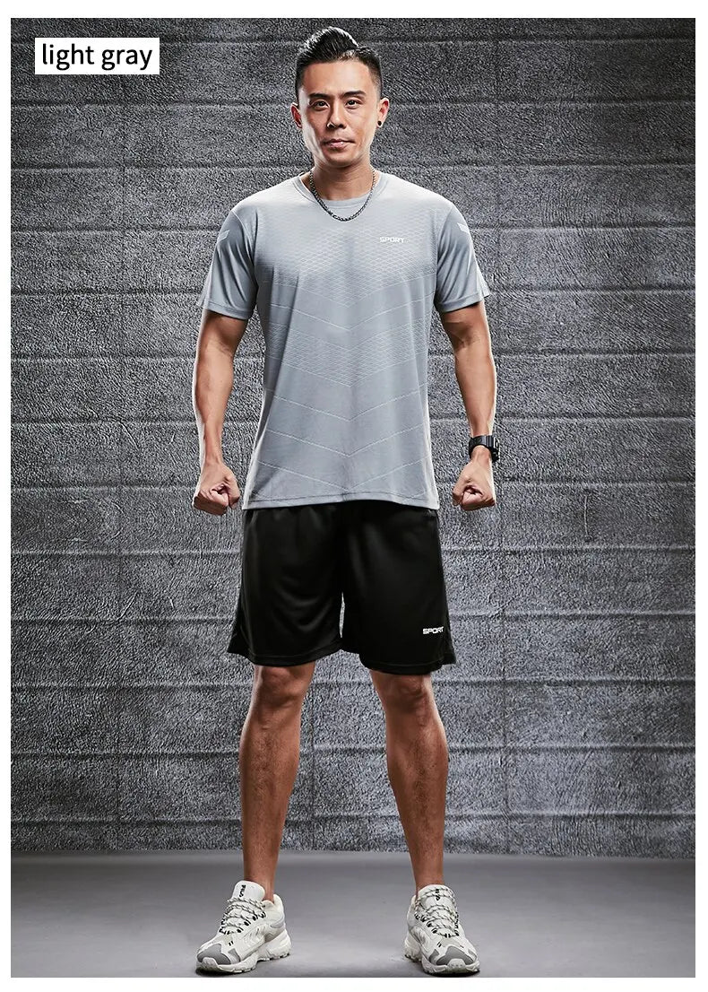 Men Quick-Dry Summer Sports Set