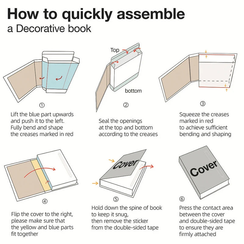 Minimalist Luxury Fake Book Decor