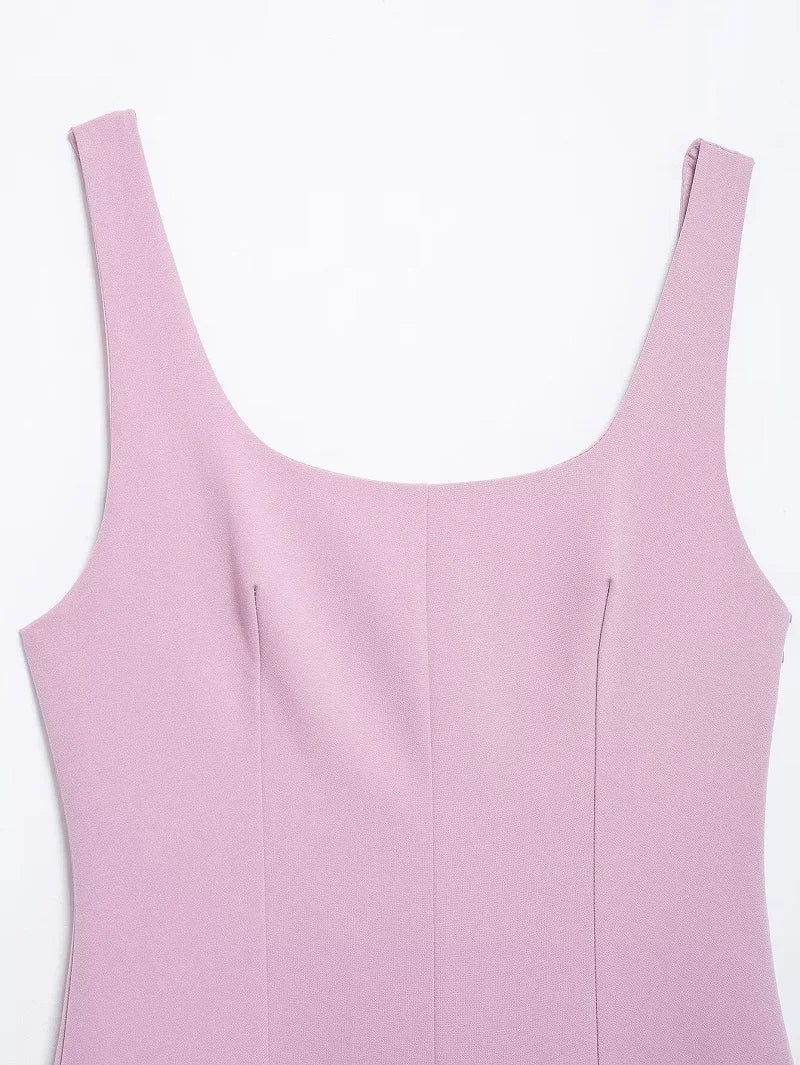 فستان حفلات نسائي مكشوف الظهر