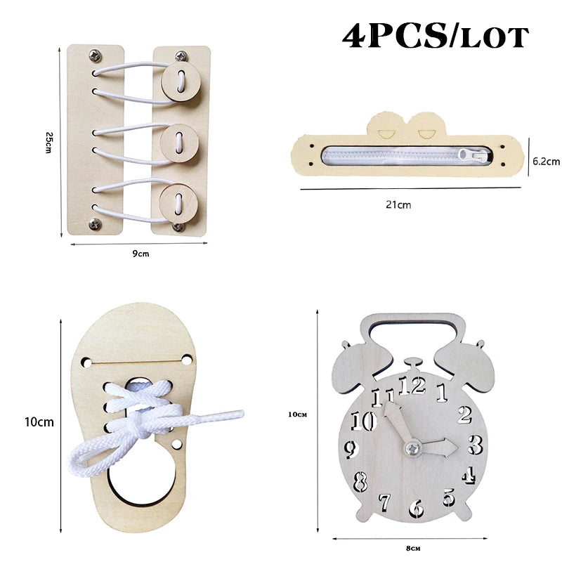 Montessori Busy Board DIY Accessories