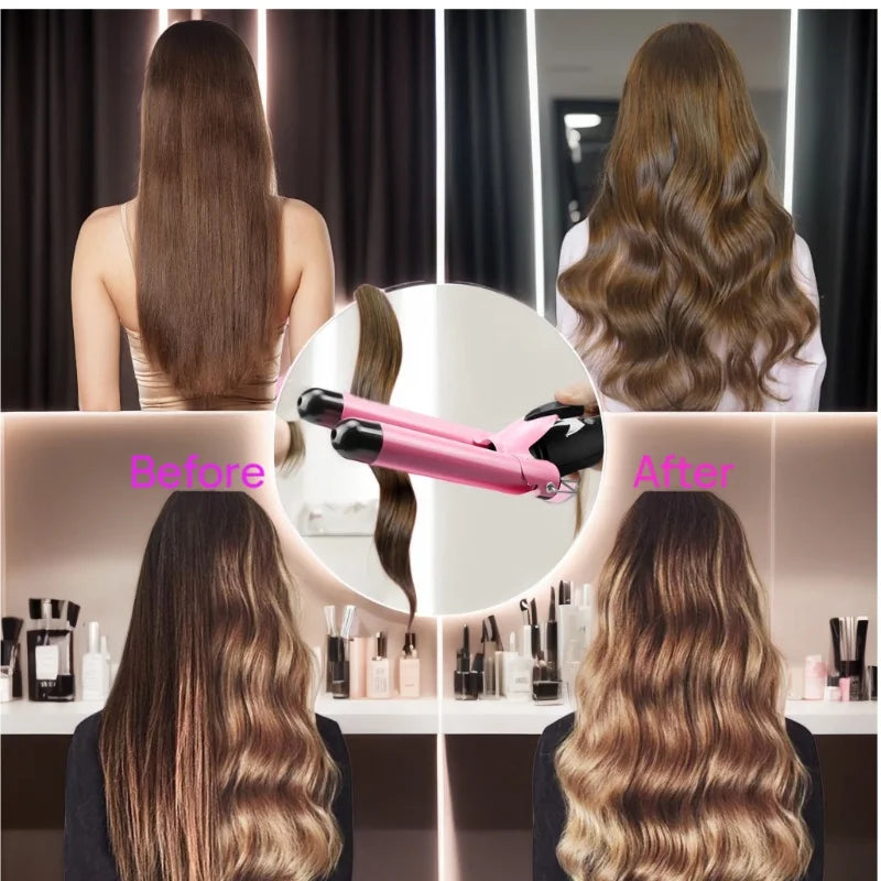Triple Barrel Hair Curling Iron