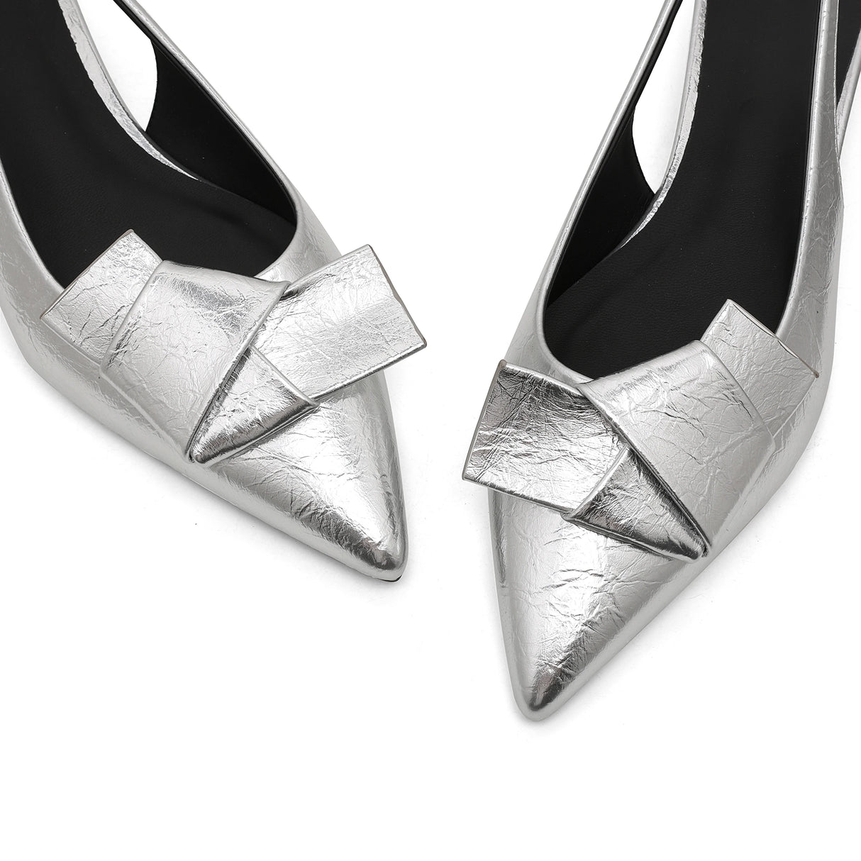 حذاء باليه جيلي فلات نسائي بمقدمة مربعة