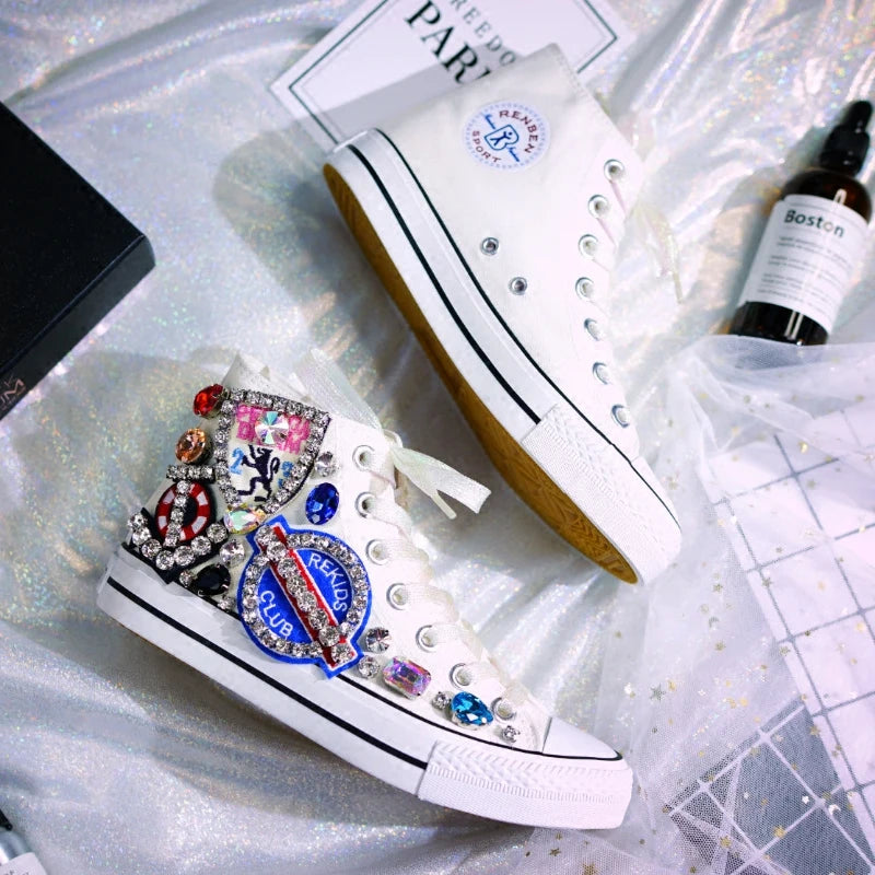 Women Canvas Shoes Platform Loafers Sneakers