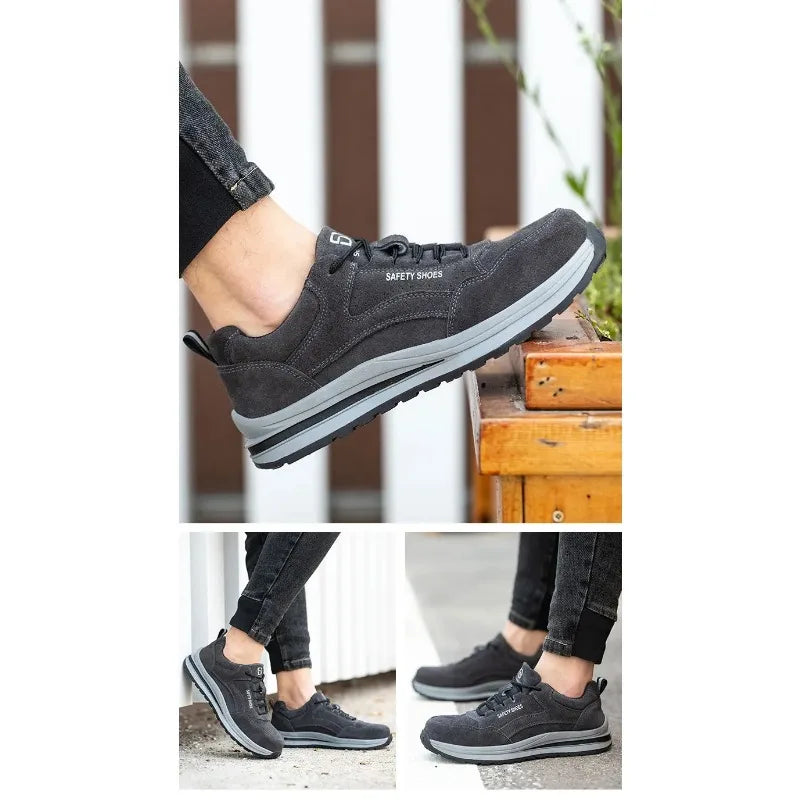 أحذية عمل نسائية آمنة مضادة للثقب