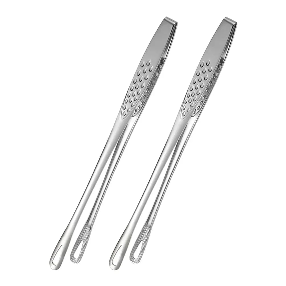 Stainless Steel Kitchen Tongs (2-Pack)