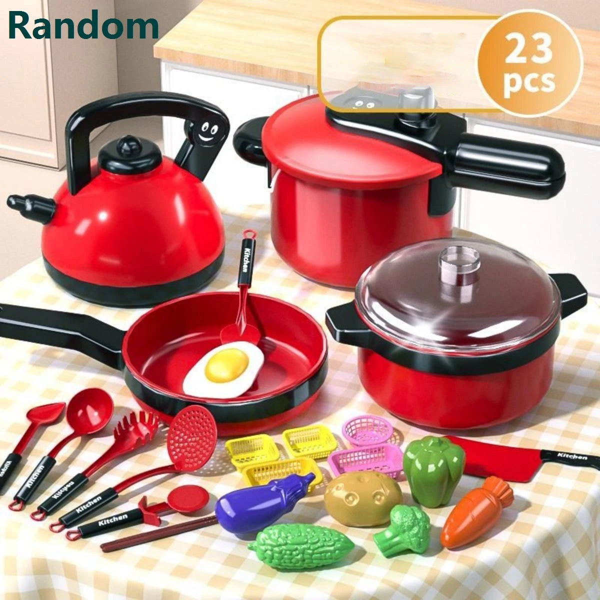 Kids Pretend Cooking Toy Set