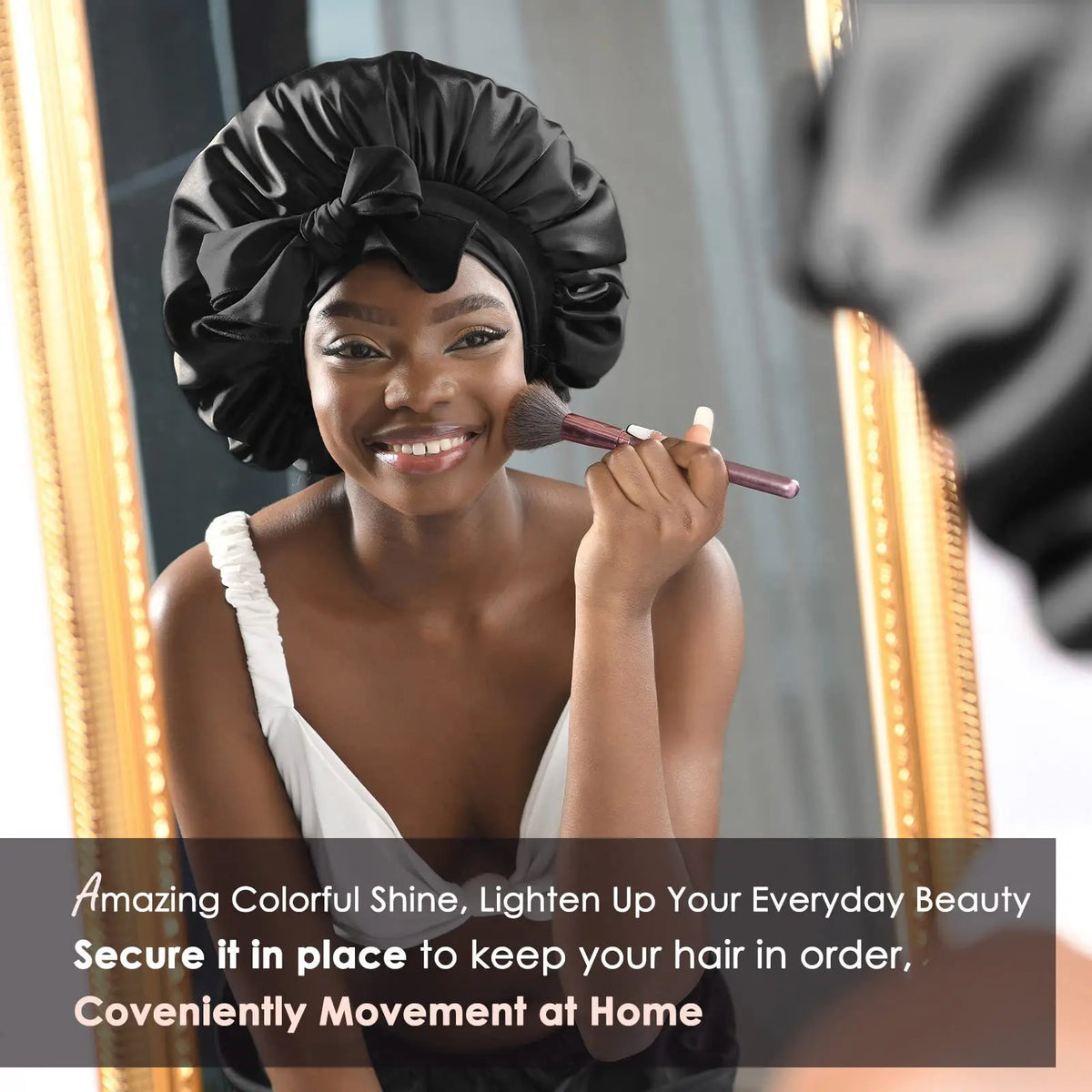 Double Layer Satin Bonnet