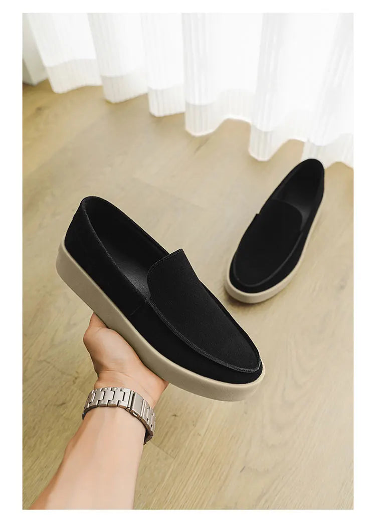 Men Suede Lightweight Driving Loafers
