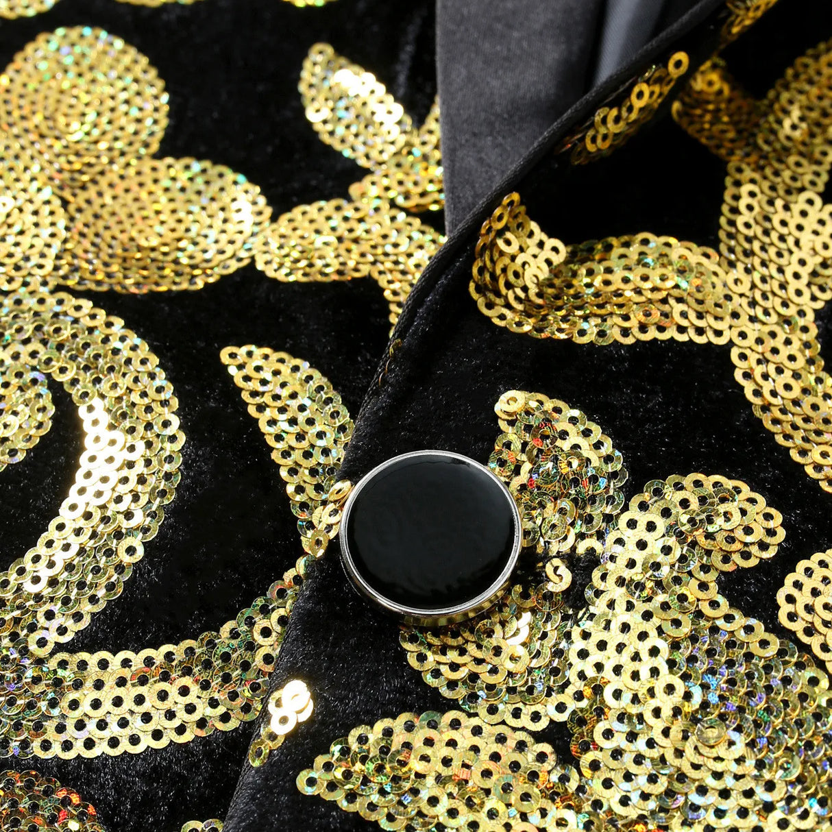 Men Luxury Sequin Party Suit Set