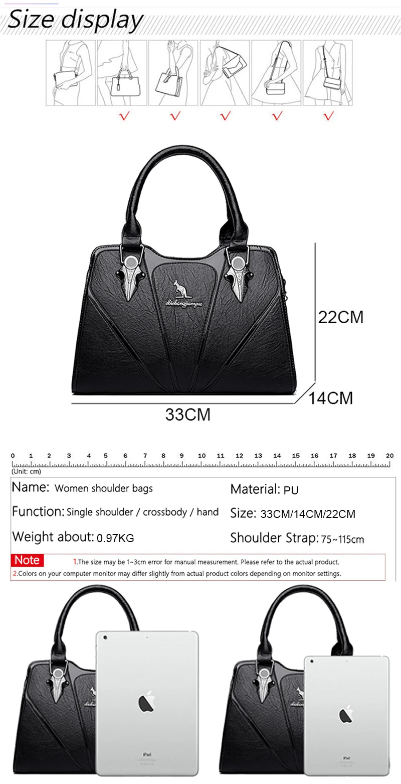Classic Leather Crossbody Bag