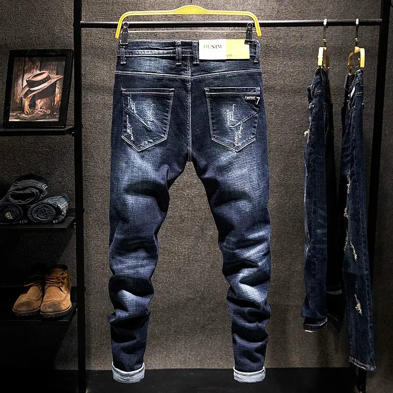 Apex Ripped Straight Jeans