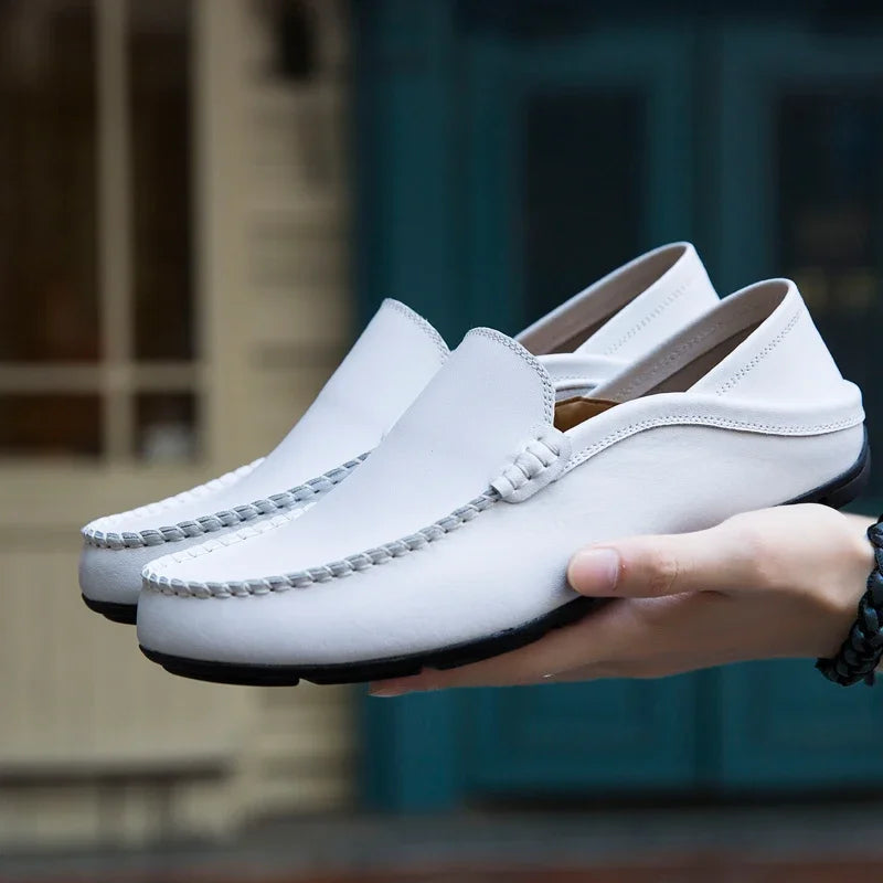 Men Genuine Leather Casual Loafers
