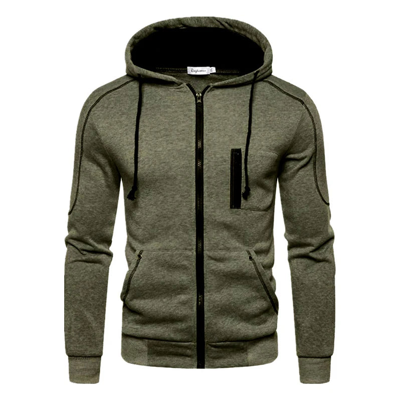 Men's Fleece Zip-Up Hoodie