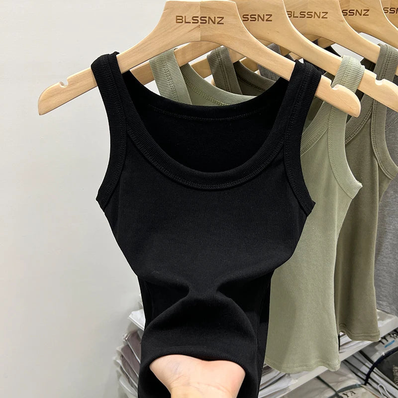 Basic Ribbed Tank Top