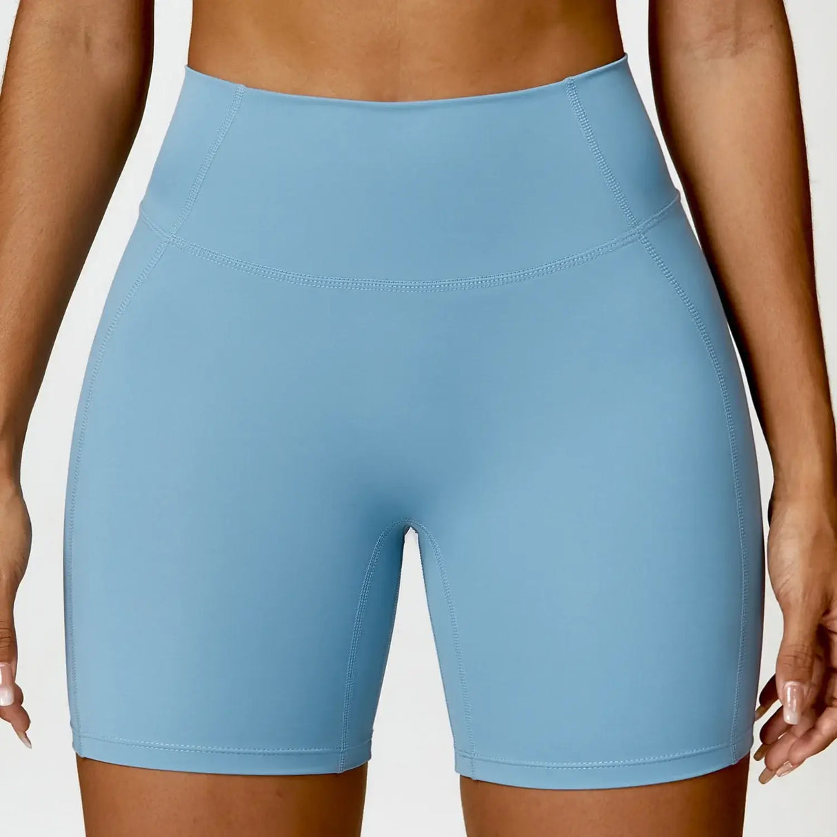 Women High Waist Yoga Fitness Shorts
