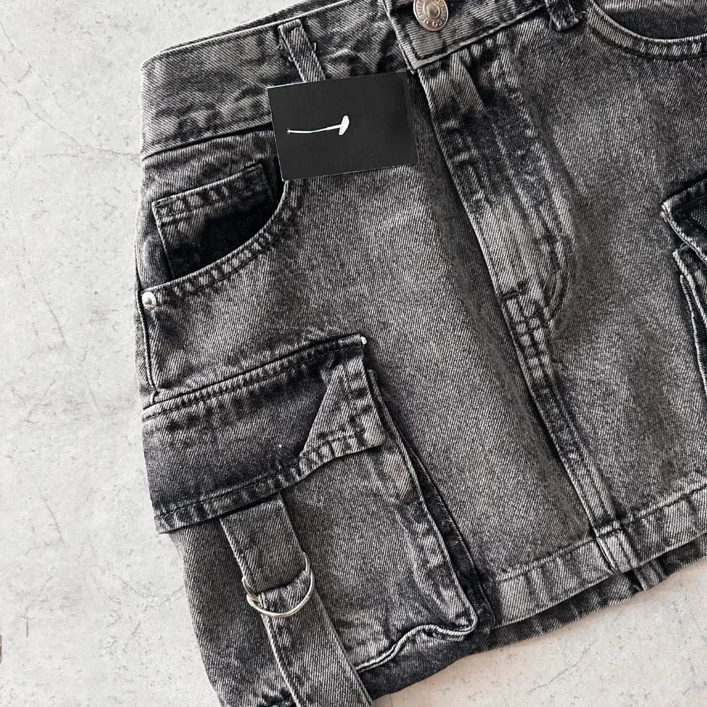 PlaidPunk™ – Pocket Plaid Y2K Mini Skirt (Harajuku Streetwear)