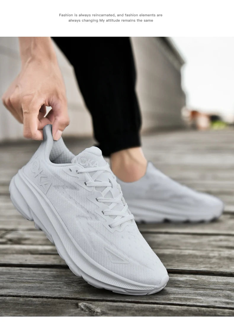 حذاء رياضي رجالي للجري مزود بوسادة هوائية