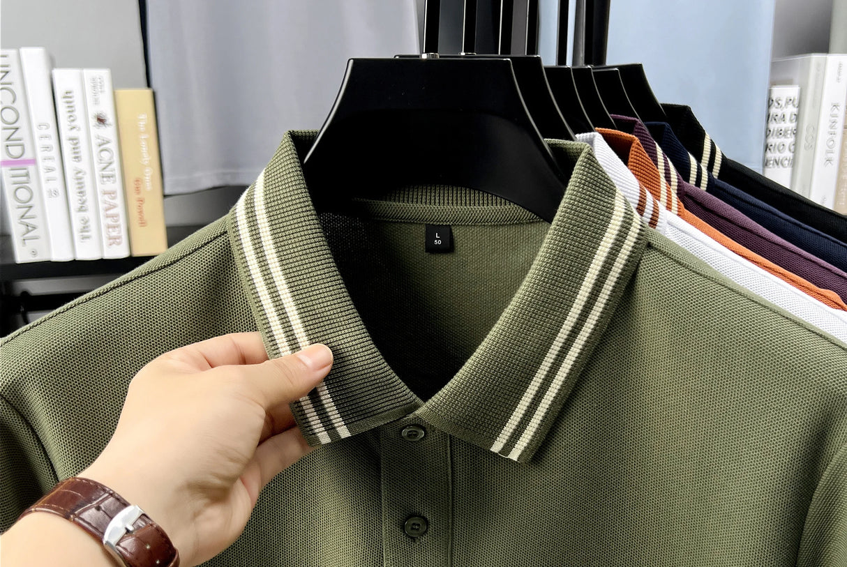 تي شيرت بولو رجالي فاخر مطرز