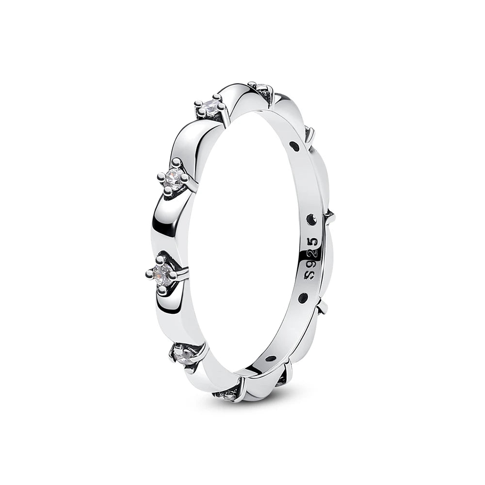 925 Sterling Silver Engagement Ring