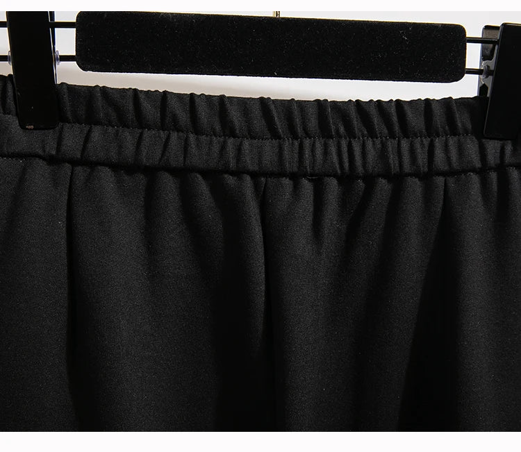 Women's Plus Size High Waist Pants – Autumn Winter