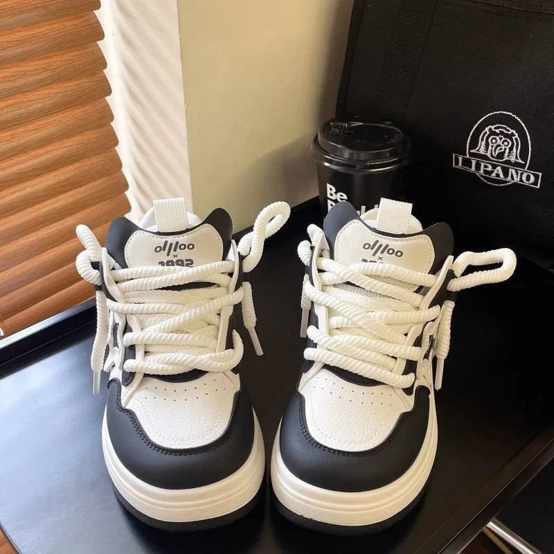 أحذية لوفر عصرية بنعل سميك - أسلوب رياضي 2025