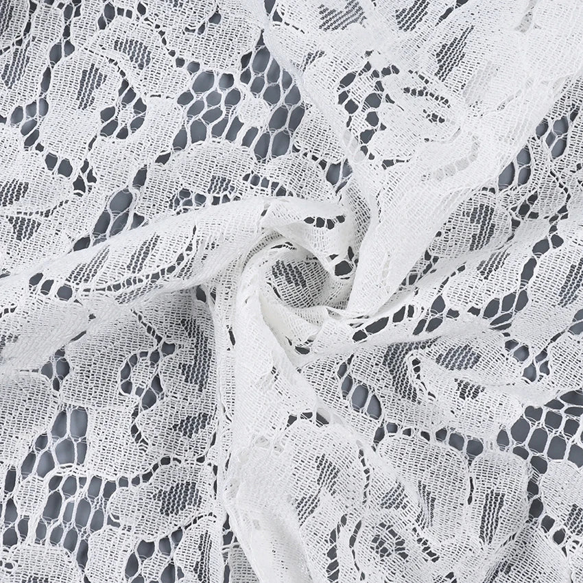 Lace Bloom Embroidered Puff Sleeve Blouse