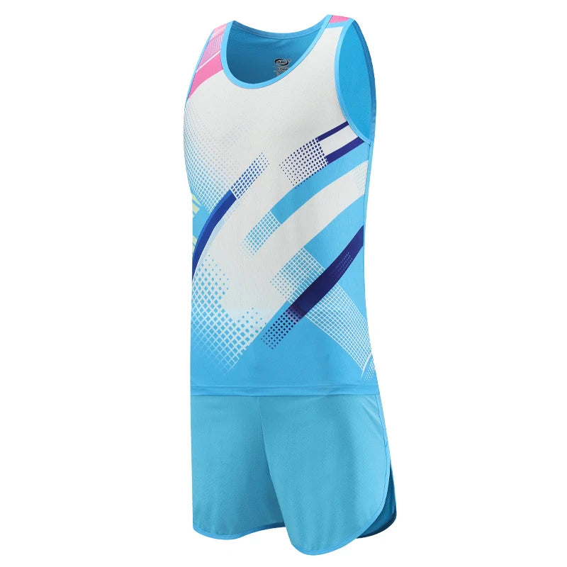 طقم رياضي سريع الجفاف للرجال بمقاسات كبيرة - طقم جري