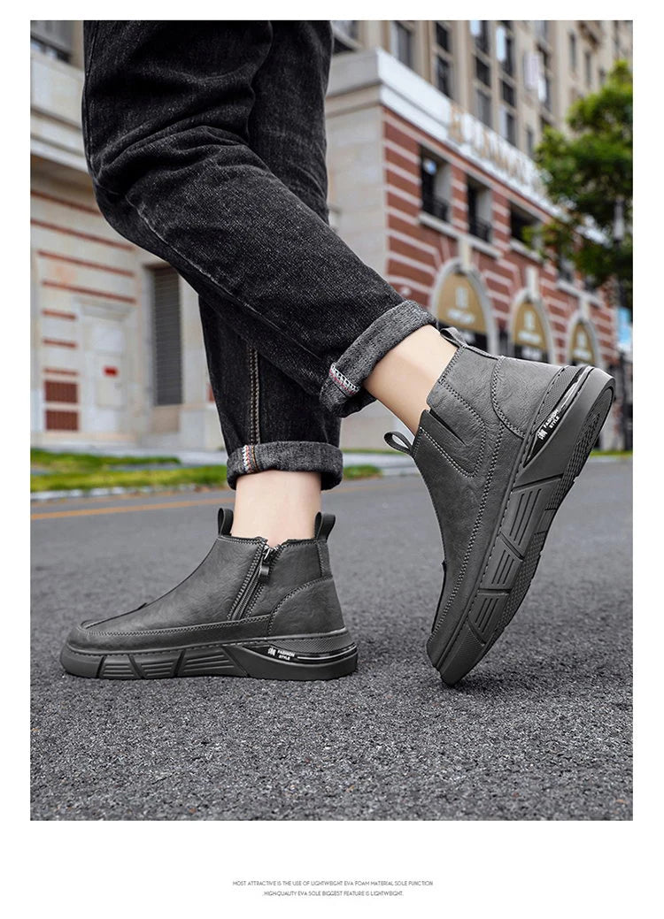 Men’s High-Top Spring & Autumn Board Boots