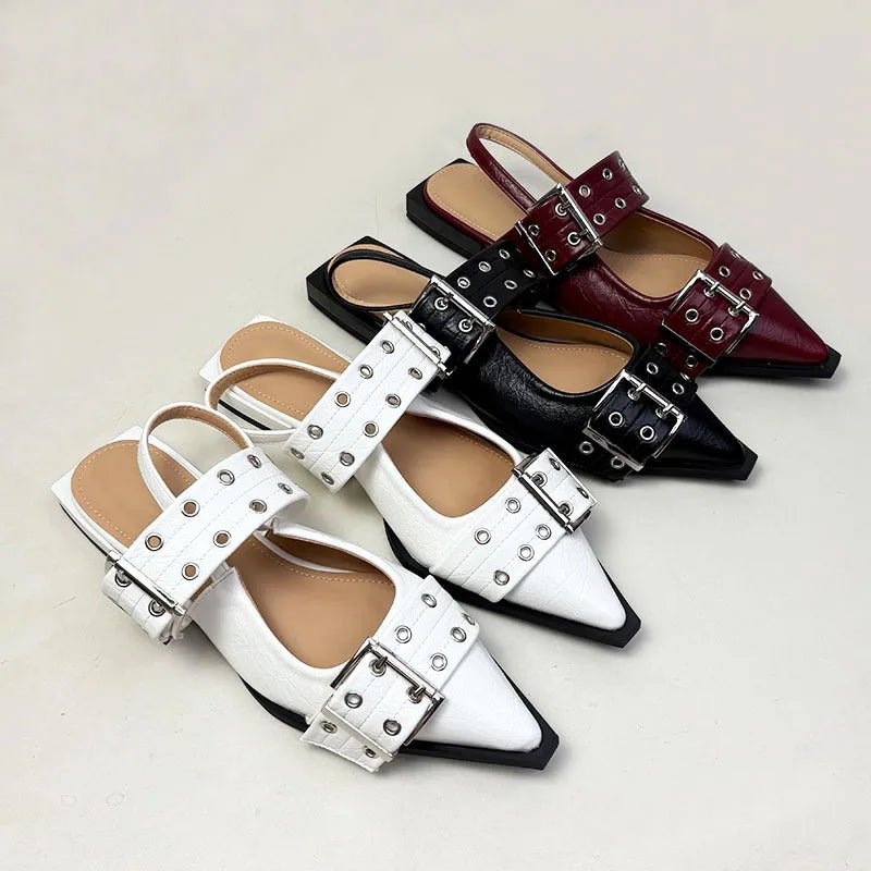 Women’s Designer Pointed Toe Slingback Flats