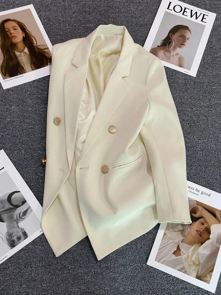 SilhouetteFit™ – Slim Blazer (Korean Fashion, Office-Ready Slimming Design)