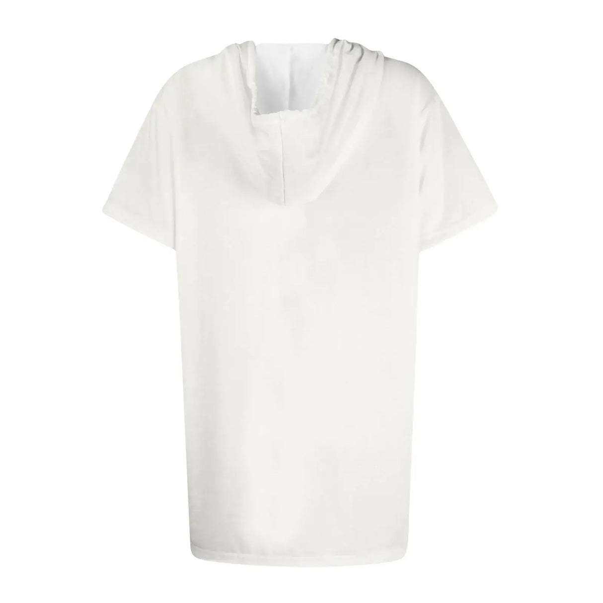 هودي نسائي كبير الحجم بأكمام قصيرة