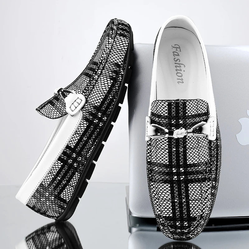 Men Suede Casual Driving Shoes