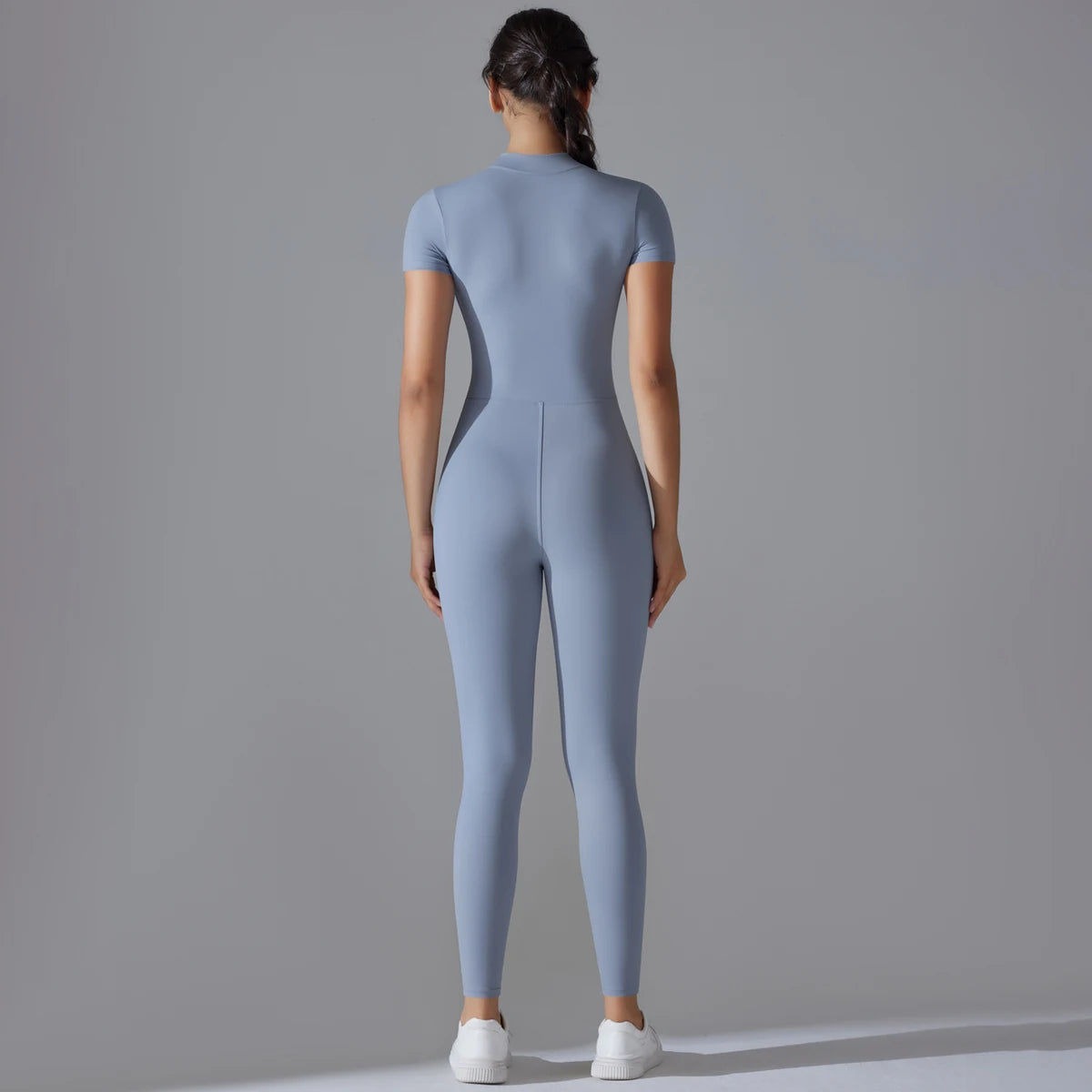 Women's Breathable Sports Yoga Bodysuit – Quick Dry Fitness Jumpsuit