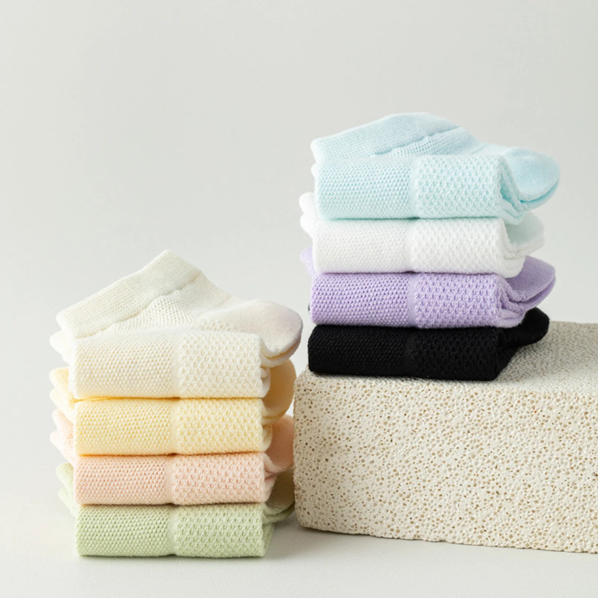 Women Cotton Mesh Socks