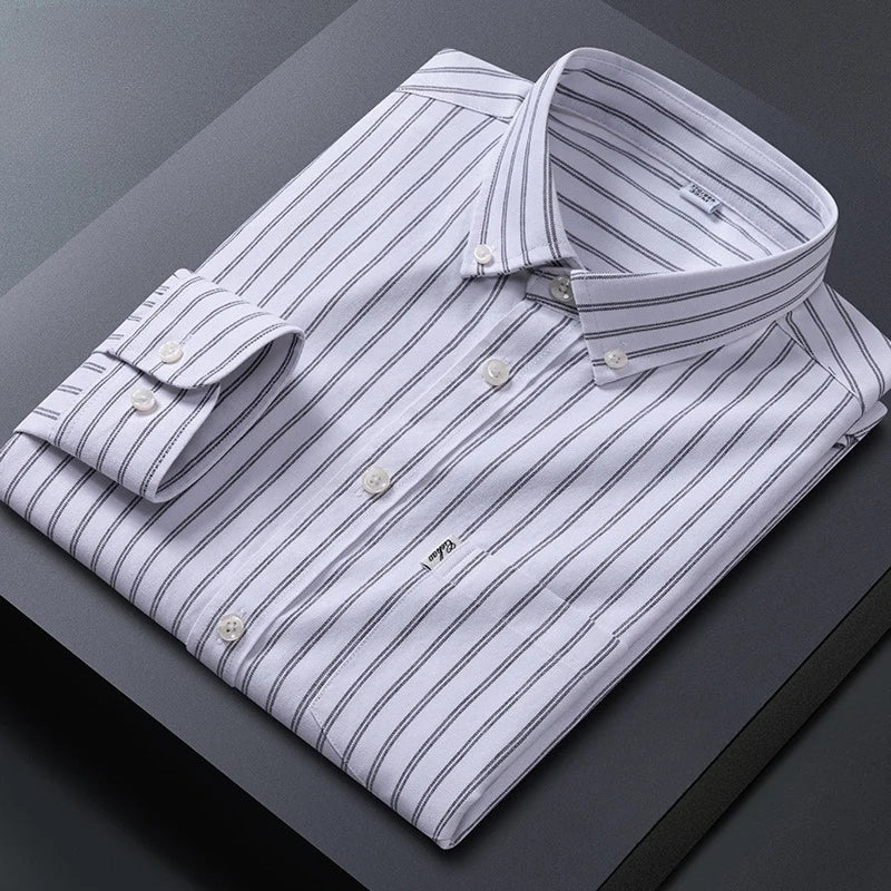 Men Striped Cotton Shirt