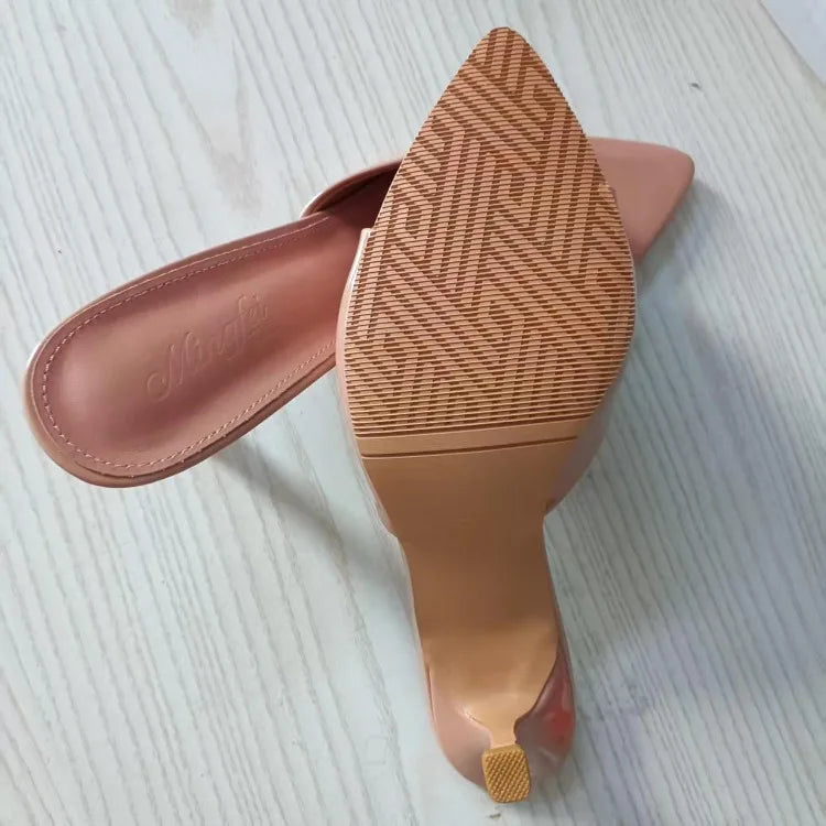 نعال براءات اختراع بكعب رفيع ومقدمة مدببة - 2025