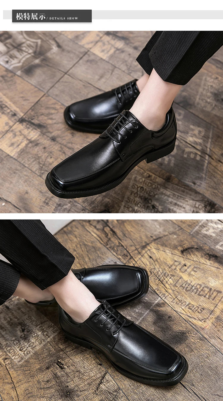 Men Genuine Leather Formal Loafers