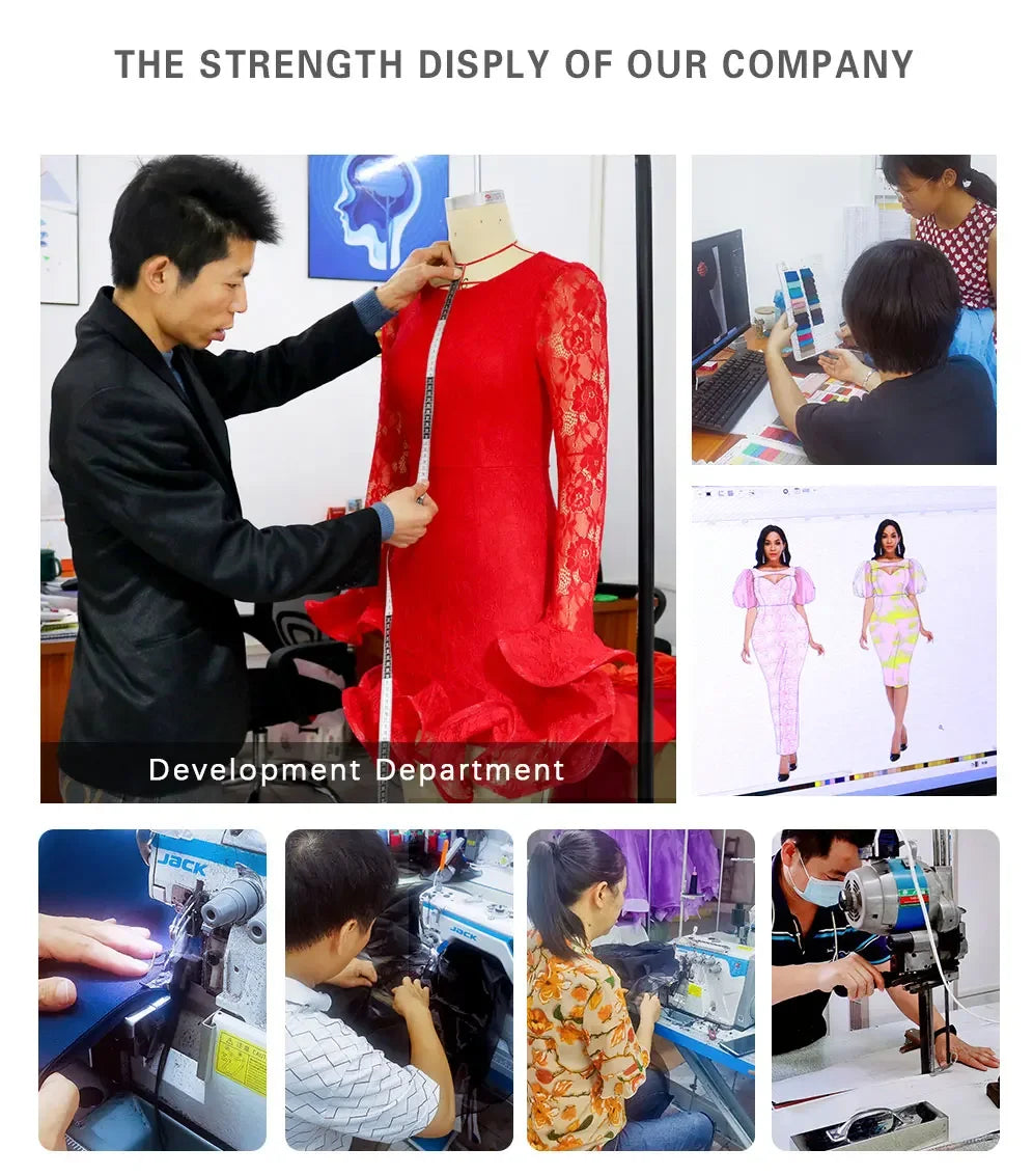 فستان نسائي ضيق من القماش الشبكي