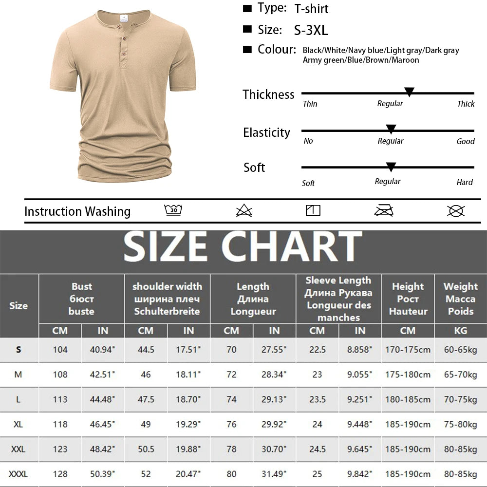 Apex Henley Polo Tee