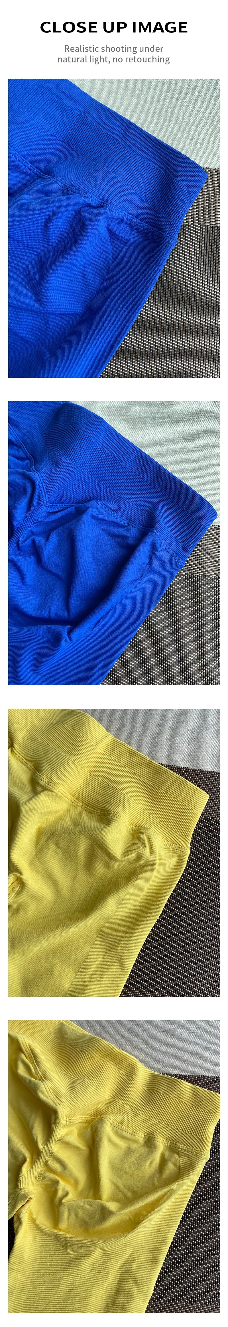 بنطال يوغا ضيق بدون درزات للنساء