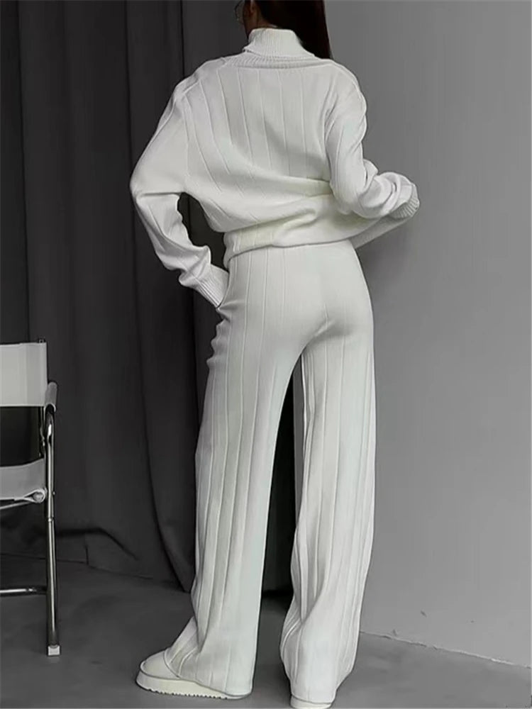 Women's Knit Tracksuit Set
