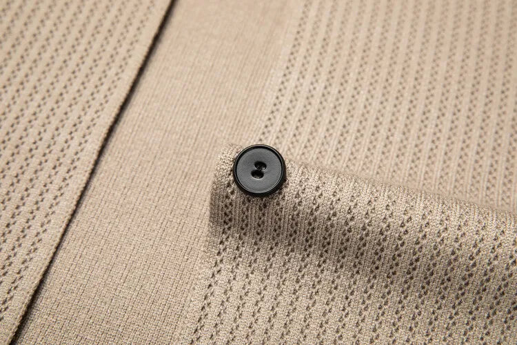 Men V-Neck Cardigan Sweater