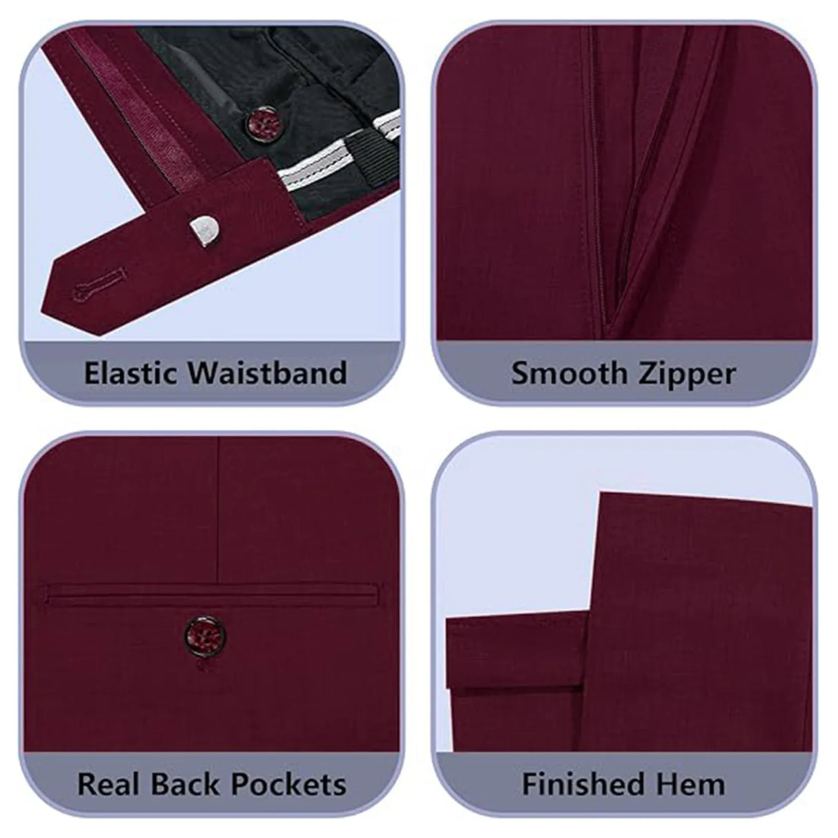 بدلة رسمية ضيقة للرجال مكونة من 3 قطع